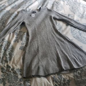 grey knit dress